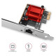 Axagon NET CARD PCIE 1GBE 1PORT/SP&LP PCEE-GIX AXAGON