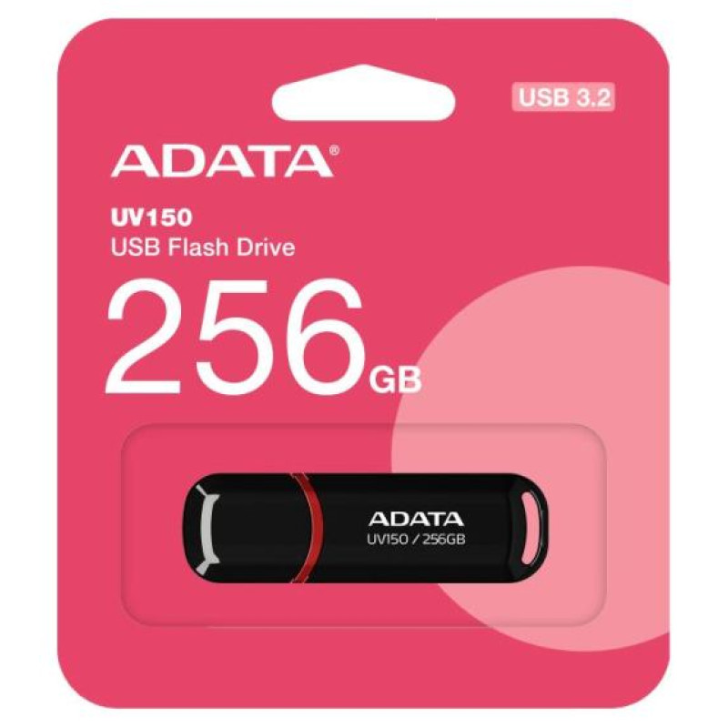 Adata MEMORY DRIVE FLASH USB3 256GB/BLACK AUV150-256G-RBK ADATA