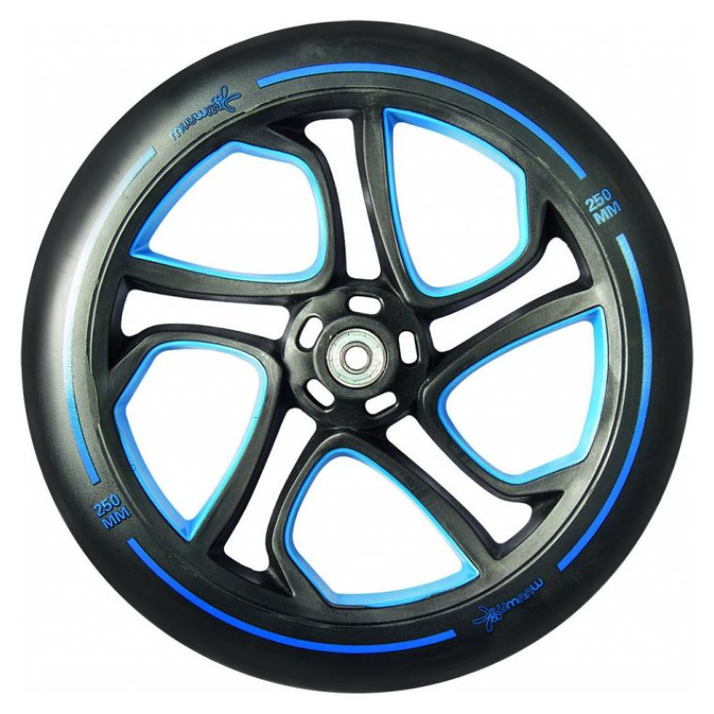 Muuwmi Aluminium Scooter PRO skrejritenis 250 mm, zils - AU 468