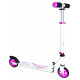 Muuwmi Aluminium Scooter skrejritenis 125 mm, balts/rozā - AU 347