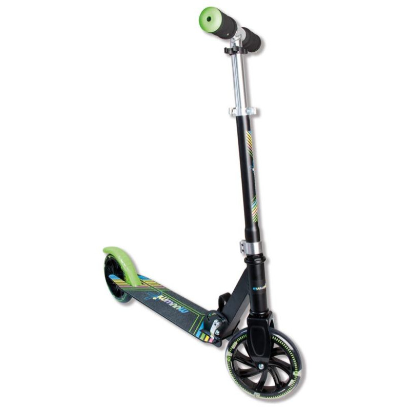 Muuwmi Aluminium Scooter NEON skrejritenis, 180 mm, ar gaismiņām - AU 337