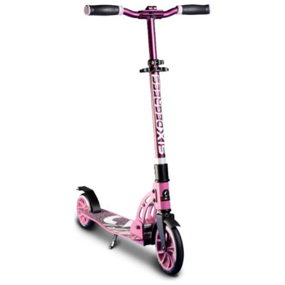 Six Degrees Aluminium Scooter skrejritenis 180/145 mm, rozā - AU 588