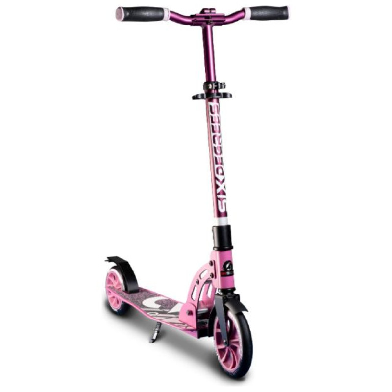 Six Degrees Aluminium Scooter skrejritenis 180/145 mm, rozā - AU 588
