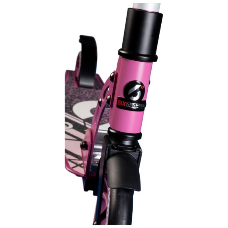 Six Degrees Aluminium Scooter skrejritenis 180/145 mm, rozā - AU 588