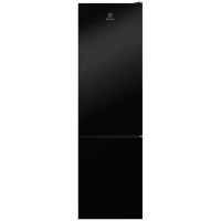 Electrolux ledusskapis ar saldētavu apakšā, 201 cm, melns - LNT7ME36K2