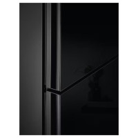 Electrolux ledusskapis ar saldētavu apakšā, 201 cm, melns - LNT7ME36K2