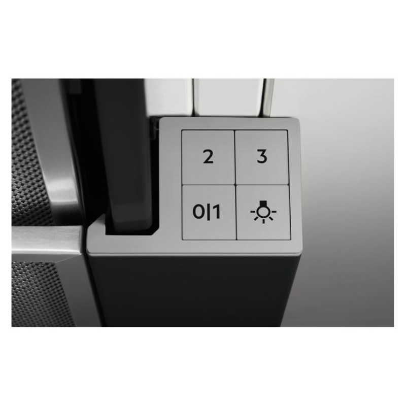 Electrolux izvelkams tvaika nosūcējs, 60 cm, C, melns - LFP326FB