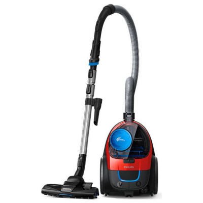 Philips PowerPro Compact bezmaisa putekļsūcējs, 900 W (sarkans) - FC9330/09