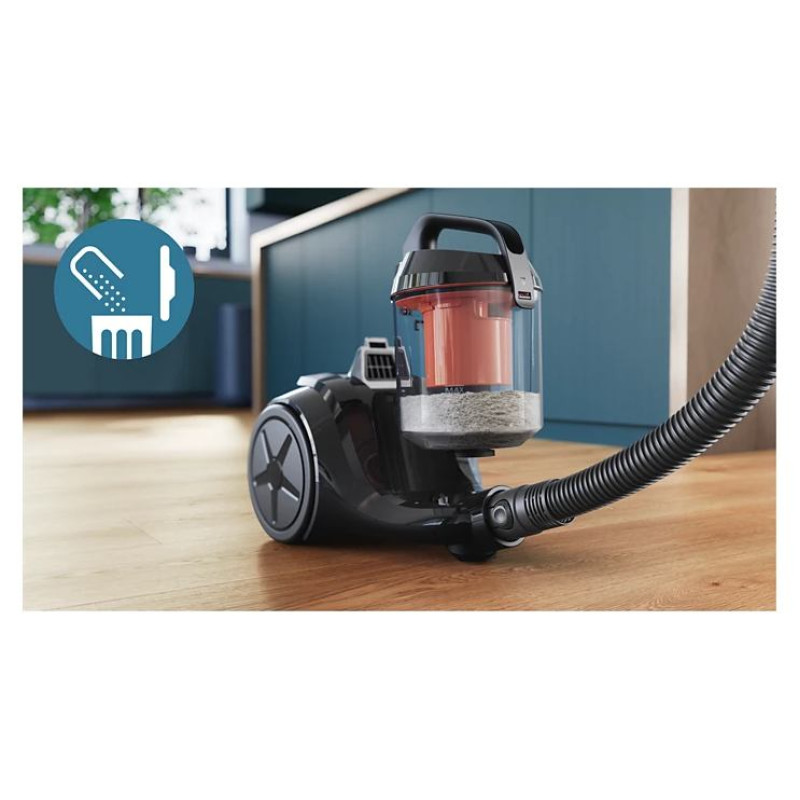 Philips Vacuum Cleaner|PHILIPS|Input power 800 W|Dust capacity 1.3 L|Cylinder vacuum|Cleaning type Dry|Dust container Bagless|Colour Black|XB1142/10