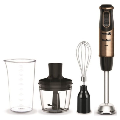 Tefal rokas blenderis QUICKCHEF 3IN1, 1000W, melns/vara - HB656G10