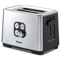 Tefal tosteris Equinox,  900W, melns / nerūsējošā tērauda - TT420D