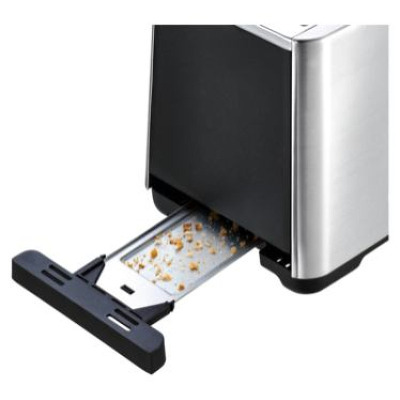 Tefal tosteris Equinox,  900W, melns / nerūsējo&scaron;ā tērauda - TT420D