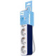Philips pagarinātājs, 4 ligzdas, balts ar zilu - CHP2145U/58