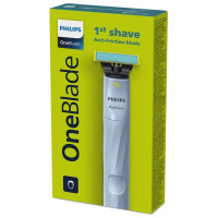 Philips OneBlade 1st Shave skuveklis sejai, zils - QP1324/20