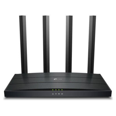 Tp-Link Wireless Router|TP-LINK|Wireless Router|1500 Mbps|Wi-Fi 6|1 WAN|3x10/100/1000M|Number of antennas 4|ARCHERAX17