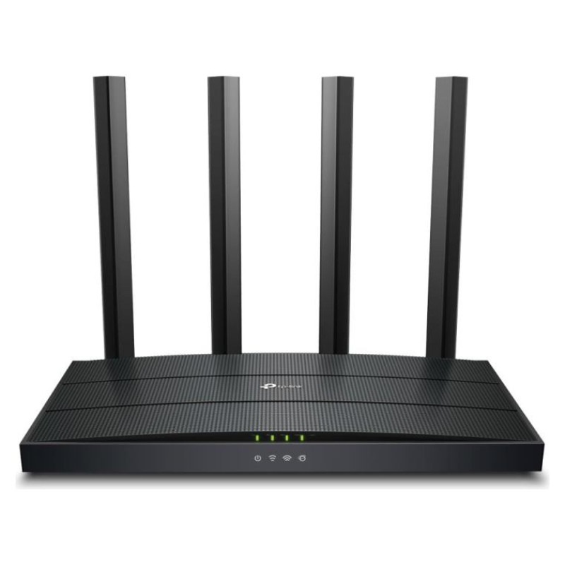 Tp-Link Wireless Router|TP-LINK|Wireless Router|1500 Mbps|Wi-Fi 6|1 WAN|3x10/100/1000M|Number of antennas 4|ARCHERAX17