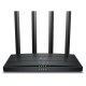 Tp-Link Wireless Router|TP-LINK|Wireless Router|1500 Mbps|Wi-Fi 6|1 WAN|3x10/100/1000M|Number of antennas 4|ARCHERAX17
