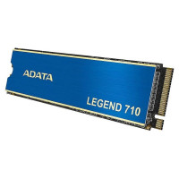 Adata SSD|ADATA|LEGEND 710|512GB|M.2|PCIE|NVMe|3D NAND|Write speed 1000 MBytes/sec|Read speed 2400 MBytes/sec|TBW 130 TB|MTBF 1500000 hours|ALEG-710-512GCS