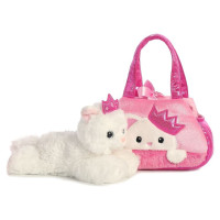 Fancy Pals AURORA Fancy Pals Plīša kaķu princese rozā somā, 20 cm