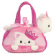 Fancy Pals AURORA Fancy Pals Plīša kaķu princese rozā somā, 20 cm