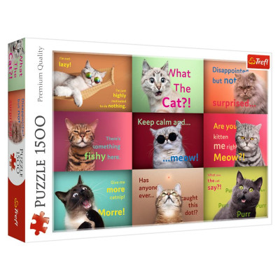 Trefl Puzle Kaķi, 1500 gab.