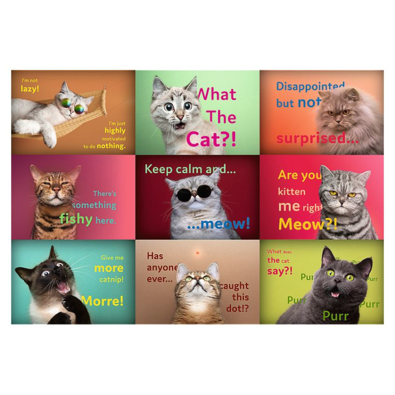 Trefl Puzle Kaķi, 1500 gab.