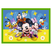 Trefl MICKEY MOUSE Pužļu komplekts 4 in1, 12+15+20+24 gab.