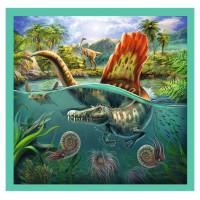 Trefl Pužļu komplekts Dinozauri, 3in1