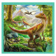 Trefl Pužļu komplekts Dinozauri, 3in1