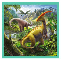 Trefl Pužļu komplekts Dinozauri, 3in1