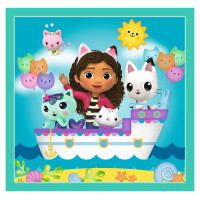 Trefl GABBY´S DOLLHOUSE Pužļu komplekts 3in1