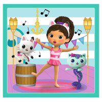 Trefl GABBY´S DOLLHOUSE Pužļu komplekts 3in1
