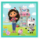 Trefl GABBY´S DOLLHOUSE Pužļu komplekts 3in1