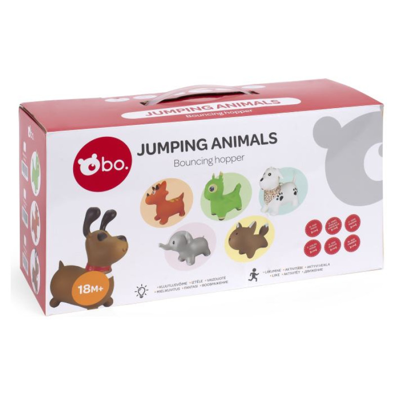 BO. Lēkājo&scaron;ais dzīvnieks - Oranžais dinozaurs