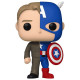 Funko POP! Vinila figūra: Marvel - Captain America / Steve Rogers (Split)