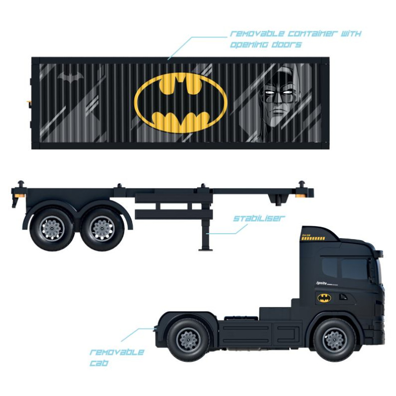 Bladez Batman RC Kravas auto Mission Truck 55cm