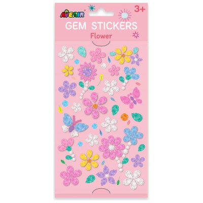 Avenir Dārgakmeņu uzlīmes: Ziedi