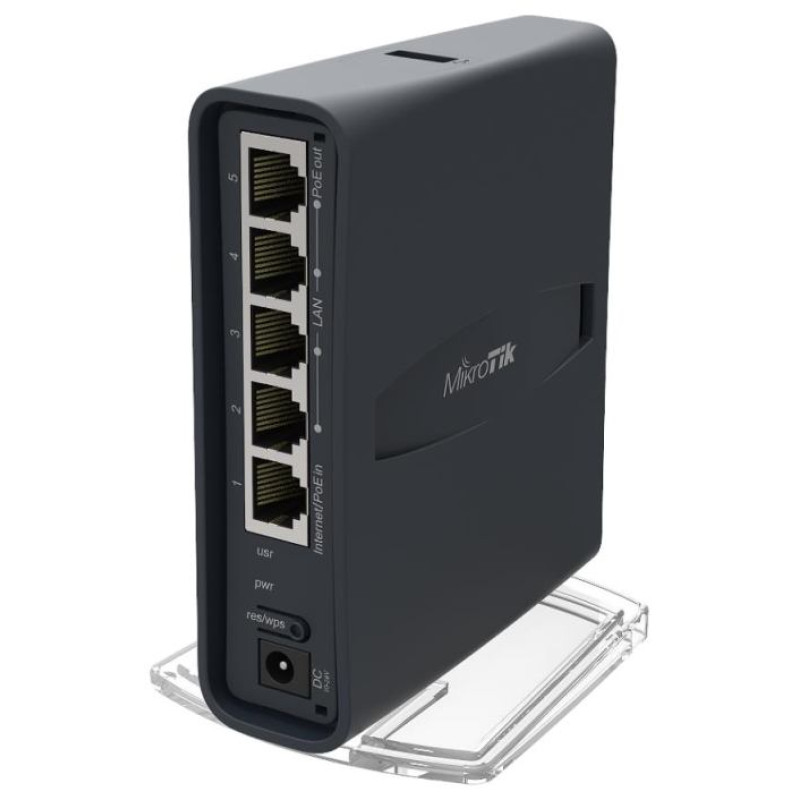 Mikrotik Access Point|MIKROTIK|IEEE 802.11 b/g|IEEE 802.11n|IEEE 802.11ac|5xRJ45|USB 2.0|RB952UI-5AC2ND-TC