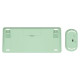 Trust KEYBOARD +MOUSE WRL LYRA/GREEN 24942 TRUST