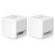 Mercusys Wireless Router|MERCUSYS|Wireless Access Point / Router|2-pack|1500 Mbps|Mesh|IEEE 802.3ac|IEEE 802.11a|IEEE 802.11b|IEEE 802.11g|IEEE 802.11n|IEEE 802.11ax|2x10/100/1000M|LAN \ WAN ports 3|HALOH60X(2-PACK)