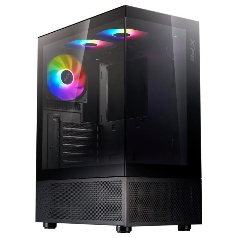 Adata Case|ADATA|INVADER X MINI|MidiTower|Case product features Transparent panel|ATX|MicroATX|MiniITX|Colour Black|INVADERXMINIMT-BKCWW