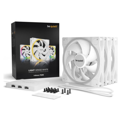 Be Quiet CASE FAN 140MM LIGHT WINGS PWM/WHITE BL102 BE QUIET