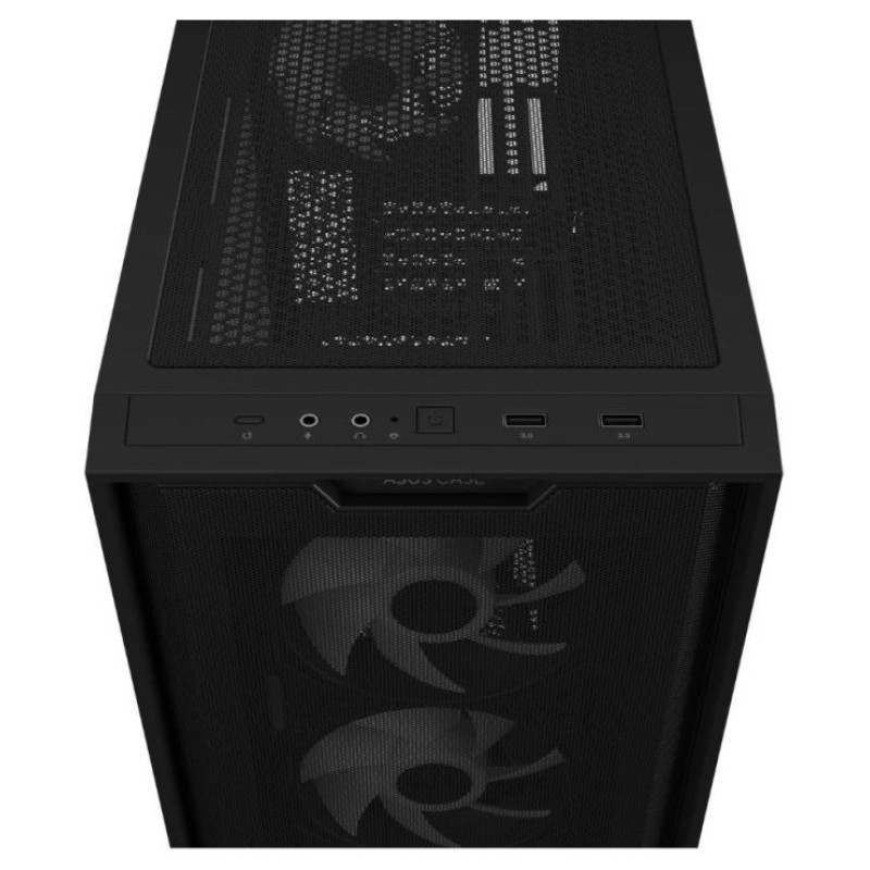 Asus Case|ASUS|A21 PLUS|MidiTower|Case product features Transparent panel|Not included|MicroATX|MiniITX|Colour Black|A21PLUSTGARGBBLACK