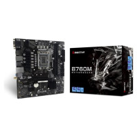 Biostar Mainboard|BIOSTAR|Intel B760 Express|LGA1700|Micro-ATX|Memory DDR5|Memory slots 2|1xPCI-Express 3.0 1x|1xPCI-Express 4.0 16x|2xM.2|1x15pin D-sub|1xDVI-D|1xHDMI|4xUSB 2.0|2xUSB 3.2|1xPS/2|1xRJ45|3xAudio port|B760MX2-E