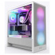 Nzxt Case|NZXT|H5 FLOW RGB 2024|MidiTower|Case product features Transparent panel|Not included|ATX|EATX|MicroATX|MiniITX|Colour White|CC-H52FW-R1