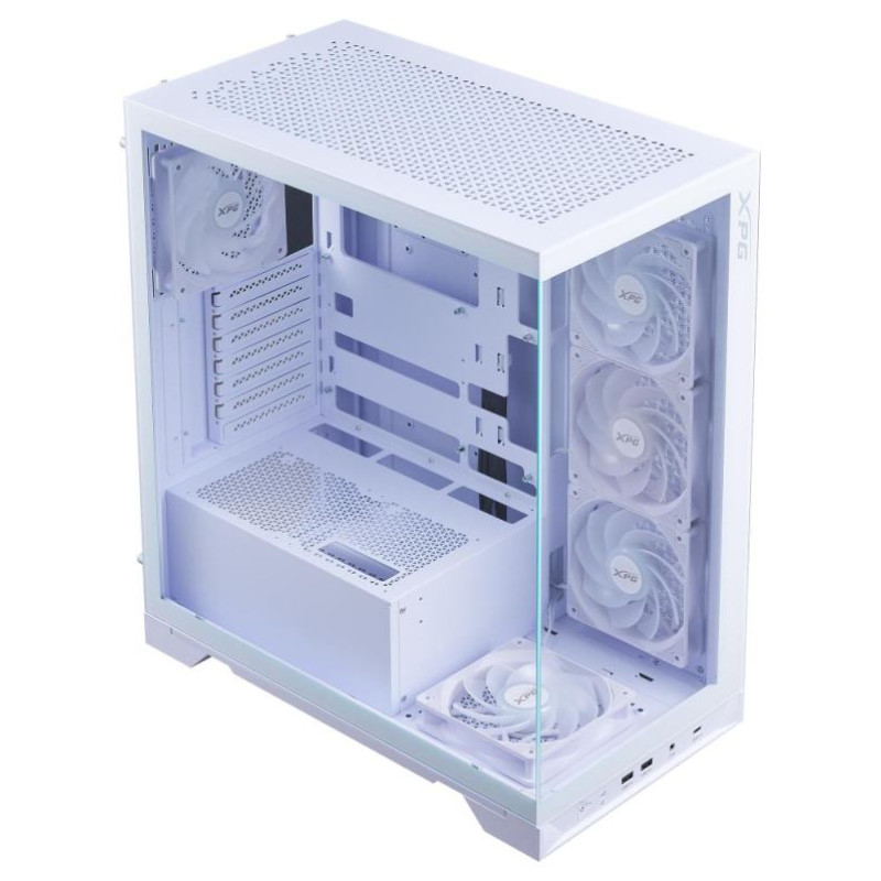 Adata Case|ADATA|INVADER X BTF|MidiTower|Case product features Transparent panel|ATX|MicroATX|MiniITX|Colour White|INVADERXBTFMT-WHCWW