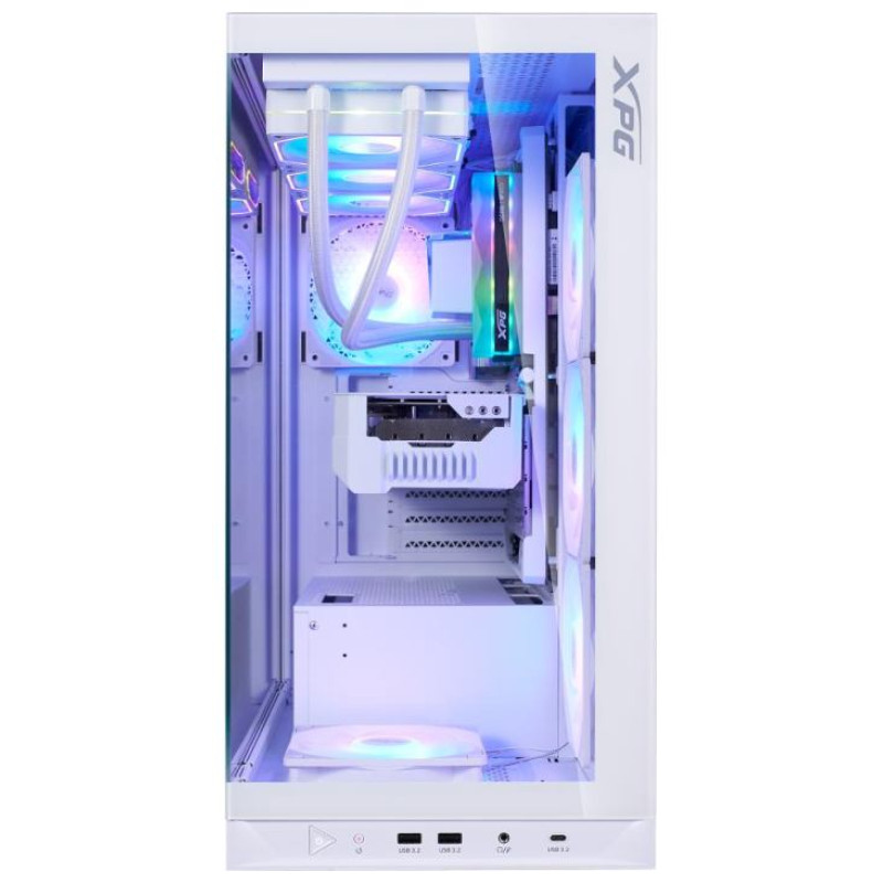 Adata Case|ADATA|INVADER X BTF|MidiTower|Case product features Transparent panel|ATX|MicroATX|MiniITX|Colour White|INVADERXBTFMT-WHCWW