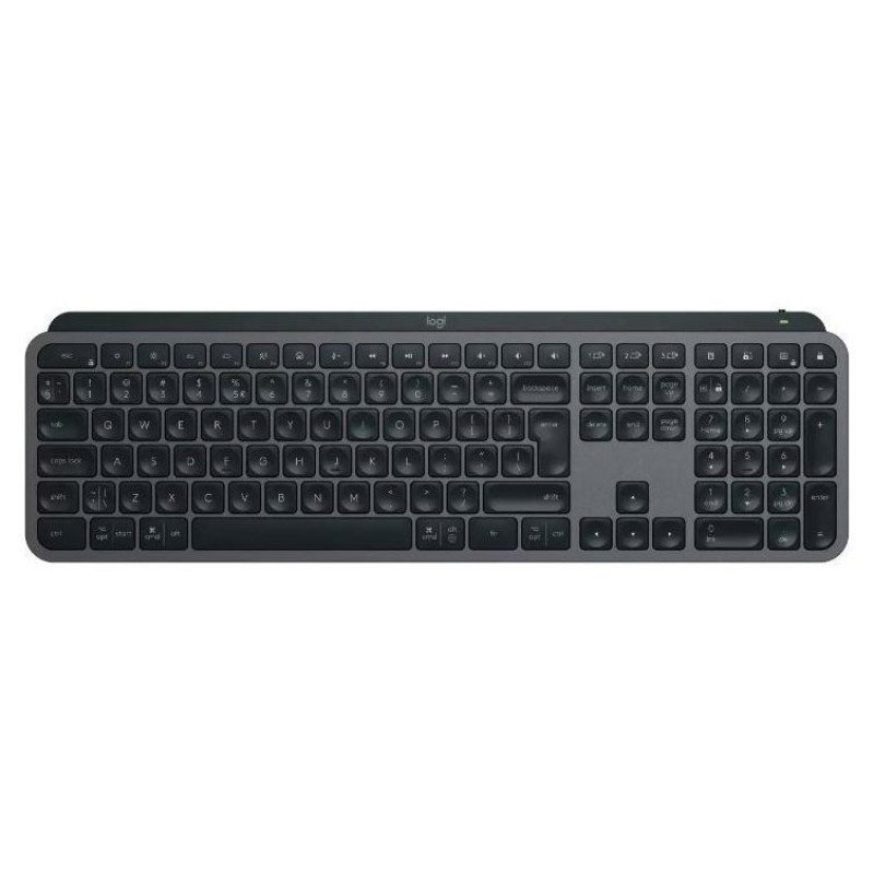 Logitech MX Keys S Plus Bluetooth Illuminated Keyboard with Palm Rest - GRAPHITE - US INT'L