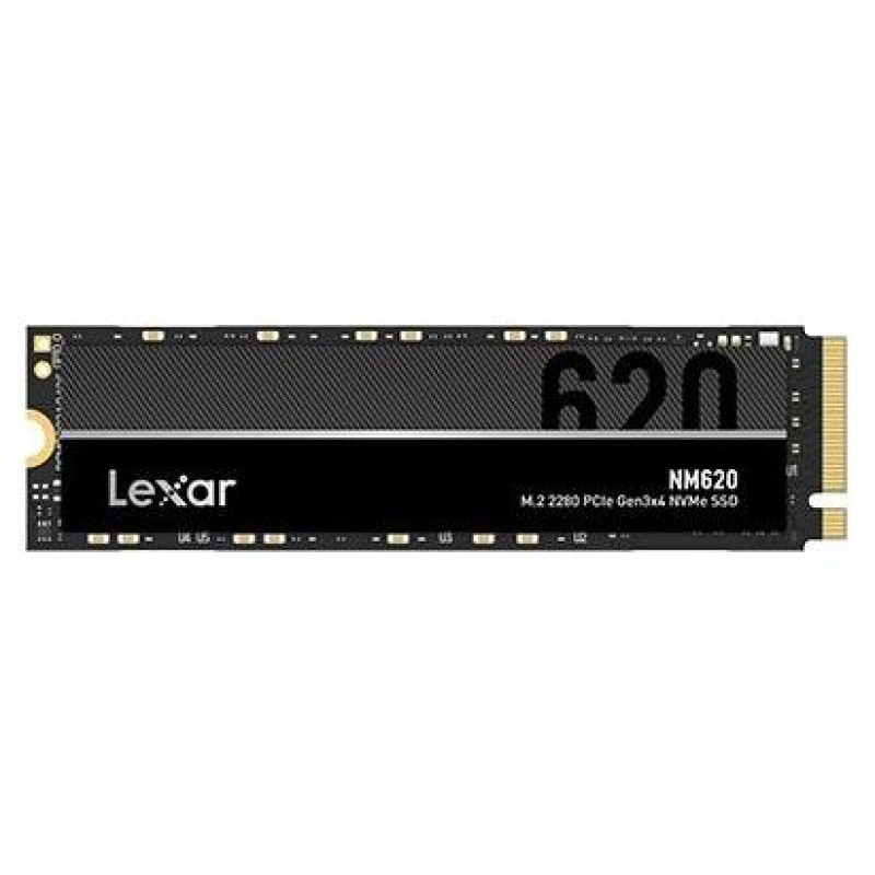 Lexar SSD|LEXAR|NM620|2TB|M.2|PCIE|NVMe|3D TLC|Write speed 3000 MBytes/sec|Read speed 3300 MBytes/sec|MTBF 1500000 hours|LNM620X002T-RNNNG