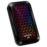 Adata External SSD|ADATA|SE770G|2TB|USB-C|USB 3.2|Write speed 800 MBytes/sec|Read speed 1000 MBytes/sec|ASE770G-2TU32G2-CBK